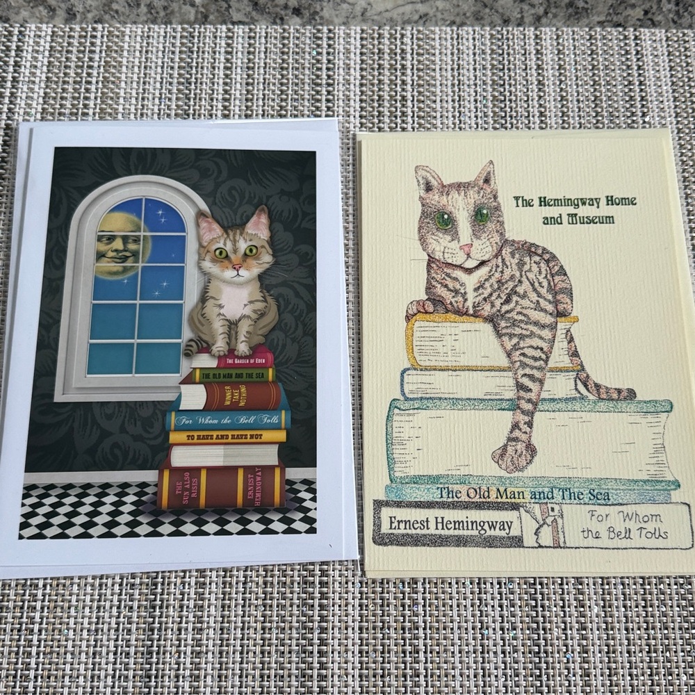 Key West Ernest Hemingway Home Museum Florida Cats Greeting Note Cards Souvenir - Picture 8 of 10